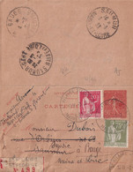 France Entiers Postaux - Carte Lettre Recommandée - Cartoline-lettere