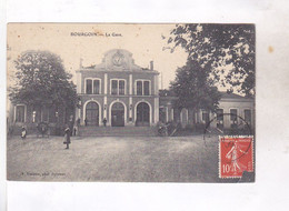 Delcampe - CPA DPT 38 BOURGOIN, LA GARE  En 1909! - Bourgoin