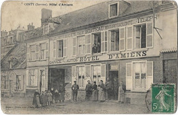 Delcampe - 80  Conty  -  Hotel D'miens - Conty