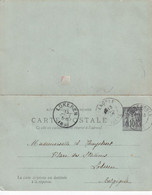 France Entiers Postaux - 10c Sage Carte Postale CPRP - Standard Postcards & Stamped On Demand (before 1995)