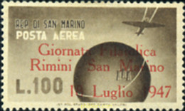 140616 MNH SAN MARINO 1947 JORNADA FILATELICA - Oblitérés