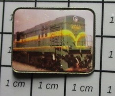 116B Pin's Pins / Beau Et Rare / TRANSPORTS / LOCOMOTIVE A IDENTIFIER PHOTO COULEUR - Transports