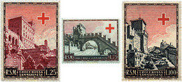 176093 MNH SAN MARINO 1951 FUNDACION DE LA CRUZ ROJA DE SAN MARINO - Used Stamps