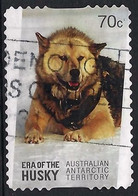 AUSTRALIAN ANTARCTIC TERRITORY (AAT) 2014 QEII 70c Multicoloured, Era Of The Husky Self Adhesive FU - Usati