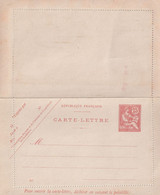 France Entiers Postaux - 15c Mouchon - Carte Lettre - Kartenbriefe