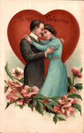 I1912 - To My Valentine - Carte Gaufrée - Saint-Valentin