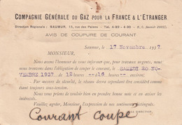 France Entiers Postaux - 40c Paix - Carte Postale - Repiquage Compagnie Générale Du Gaz - Standard Postcards & Stamped On Demand (before 1995)
