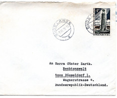 62805 - Luxemburg - 1973 - 4F Streikdenkmal Wiltz EF A Bf DUDELANGE -> Westdeutschland - Lettres & Documents