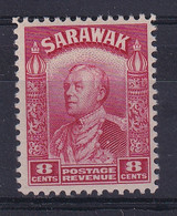 Sarawak: 1934/41   Charles Vyner Brooke    SG112a     8c    Carmine   MH - Sarawak (...-1963)