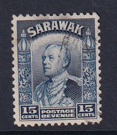 Sarawak: 1934/41   Charles Vyner Brooke    SG115a     15c   Blue   Used - Sarawak (...-1963)