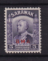 Sarawak: 1945   Charles Vyner Brooke 'B.M.A.' OVPT   SG130    5c    MH - Sarawak (...-1963)