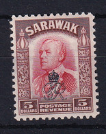 Sarawak: 1947   Charles Vyner Brooke 'Crown' OVPT  SG164     $5     MH - Sarawak (...-1963)