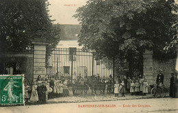 Dampierre Sur Salon * école Des Garçons * Enfants écoliers élèves Villageois - Dampierre-sur-Salon