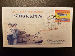 Caledonia 2021 Caledonie Avion LE CLIPPER PAN AM Aviation Seaplane Hydravion 1v FDC PJ - Ungebraucht