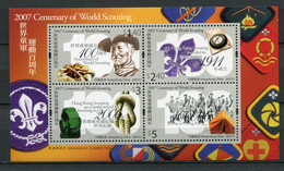 Hong Kong - Block Nr. 174 - "100 Jahre Pfadfinderbewegung" ** / MNH (aus Dem Jahr 2007) - Blocchi & Foglietti