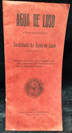 C1/6 - Documento * Sociedade Da Água De Luso *Portugal - Portogallo