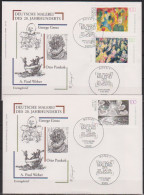 Bund FDC 1993 Nr.1656 - 1658 Deutsche Malerei Des 20. Jahrhunderts ( D 3476 ) - 1991-2000