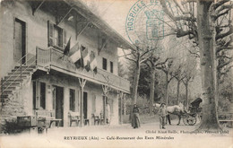 CPA Reyrieux - Cafe Restaurant Des Eaux Minerales - Cliché Aimé Baille - Animé - - Non Classés