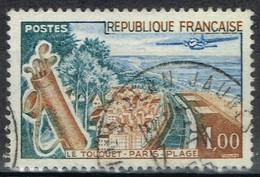 FR VAR 53 - FRANCE N° 1355c Variété Cadre Sous République Effacé - Used Stamps