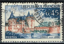 FR VAR 53 - FRANCE N° 1313 Obl. Variété Toit Du Château Teinté De Bistre - Oblitérés