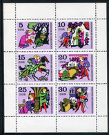 DDR / E. GERMANY 1970 Traditional Tales V Sheetlet MNH / **.  Michel 1545-50 Kb - Nuevos