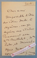 ● L.A.S André RIVOLLET écrivain - Studios Paramount - Berthelot - Pietri - Mirande - Lettre Autographe LAS - Escritores