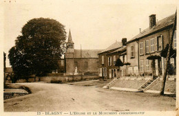 Blagny * Rue , Monument Commémoratif Et église Du Village - Other & Unclassified