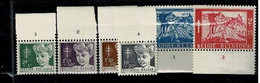 BELG.1954 955/960** Serie Met Plaatnummer :  "Antituberculeux"" - ....-1960