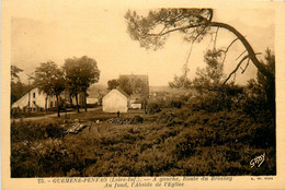 Guémené Penfao * à Gauche , Route Du Brossay * Au Fond , L'abside De L'église - Guémené-Penfao