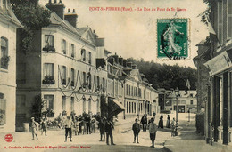 Pont St Pierre * La Rue Du Pont De St Pierre * Villageois - Autres & Non Classés