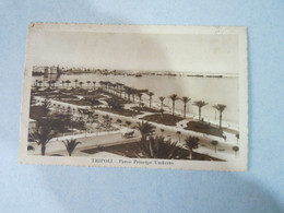 CPA . LIBYA LIBIA - - EX COLONIA ITALIANA - TRIPOLI طرابلس PARCO PRINCIPE UMBERTO - Libya