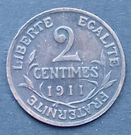 2 Centimes Dupuis 1911 - 2 Centimes