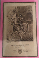 Image De Jeanne D’arc Sur Son Cheval - Devotieprenten