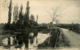 Le Gâvre * Le Calvaire Et La Route Conduisant à La Forêt * Attelage - Le Gavre