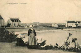 Carnac Plage * Port En Dro * Femmes Bretonnes Morbihan Coiffe Costume Coiffes * VILLAS - Carnac