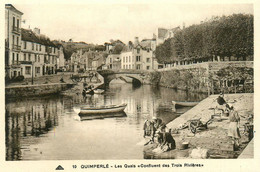 Quimperlé * Lavoir Laveuses * Les Quais Confluent Des Trois Rivières * Lavandières Blanchisseuses - Quimperlé