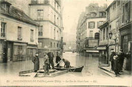 Paris * 5ème * Rue Du Haut Pavé * Bateau * Grande Crue De La Seine Janvier 1910 - Distrito: 05