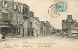 GORRON - Place Du Général Barrabé Et Route D'Ambrières. - Gorron