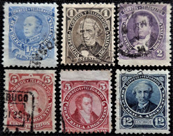 Timbre D'Argentine 1888 -1891 Personalities Stampworld N° 68_69_70_72_75_76 - Usados