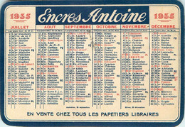 Petit Calendrier Ancien Publicitaire Illustré 1935 * Les Encres ANTOINE * Calendar - Kleinformat : 1921-40