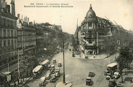 Paris * 8ème 9ème * Le Carrefour Drouot * Boulevard Haussmann Et Grands Boulevards * Autobus Bus - Paris (08)