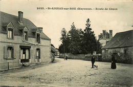 St Aignan Sur Roe * La Route De Craon * Villageois - Saint Aignan Sur Roe