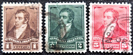 Timbre D'Argentine 1892 -1895 Rivadavia Stampworld N° 91A_92A_94A - Usados