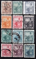 Timbre D'Argentine 1899 -1903 Symbols Of The Republic  Stampworld N° 106 à 109_111 à 113_115_116_118_119_122 - Oblitérés