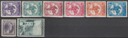 LUXEMBOURG - 1934 - ANNEE COMPLETE (SAUF N°250) YVERT N° 249+251/257 * MLH - COTE = 73.5 EUR - Full Years