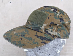 Berretto Da Campo USMC Mimetismo Marpat Mai Usato Tripla Predisp. Velcro - Casques & Coiffures