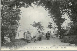 FRANCE – BEILG – MEIL « Un Coin Du Parc Du Grand Hôtel Devant La Mer » - ND Phot. (1918) - Beg Meil