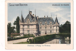 CHROMO CACAO VAN HOUTEN - CHATEAU D'AZAY LE RIDEAU - Van Houten