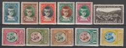 LUXEMBOURG - 1928/1929 - ANNEES COMPLETES YVERT N° 208/218 * MLH - COTE = 17.5 EUR - Ganze Jahrgänge