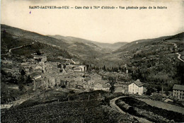 St Sauveur En Rue * Vue Générale Du Village Prise De La Salette - Sonstige & Ohne Zuordnung